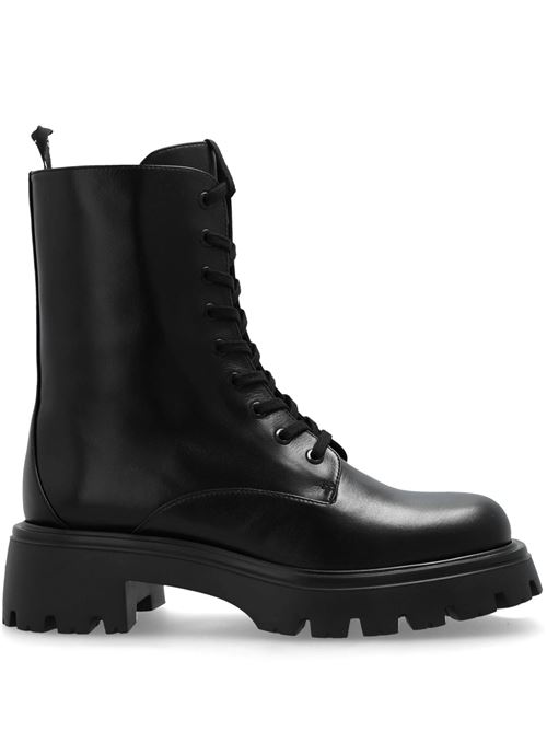 Black calf leather boot Stuart Weitzman | SJ340SMOBLK